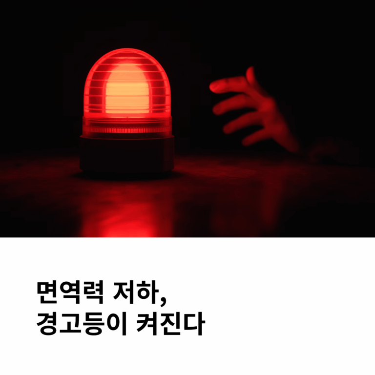 면역력 저하 신호