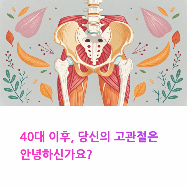 고관절 통증 스트레칭
