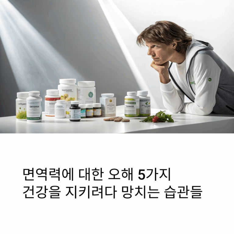 면역력에 대한 오해 5가지 — 건강을 지키려다 망치는 습관들